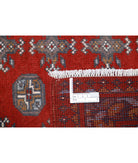 Revival 5'3'' X 7'9'' Hand-Knotted Wool Rug 5'3'' x 7'9'' (158 X 233) / Red / Grey