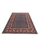 Revival 5'4'' X 8'1'' Hand-Knotted Wool Rug 5'4'' x 8'1'' (160 X 243) / Purple / Red