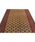 Revival 6'8'' X 9'4'' Hand-Knotted Wool Rug 6'8'' x 9'4'' (200 X 280) / Gold / Red