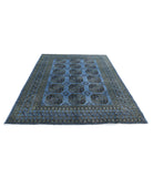 Revival 6'8'' X 9'4'' Hand-Knotted Wool Rug 6'8'' x 9'4'' (200 X 280) / Blue / Green