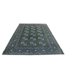 Revival 6'7'' X 9'5'' Hand-Knotted Wool Rug 6'7'' x 9'5'' (198 X 283) / Green / Blue