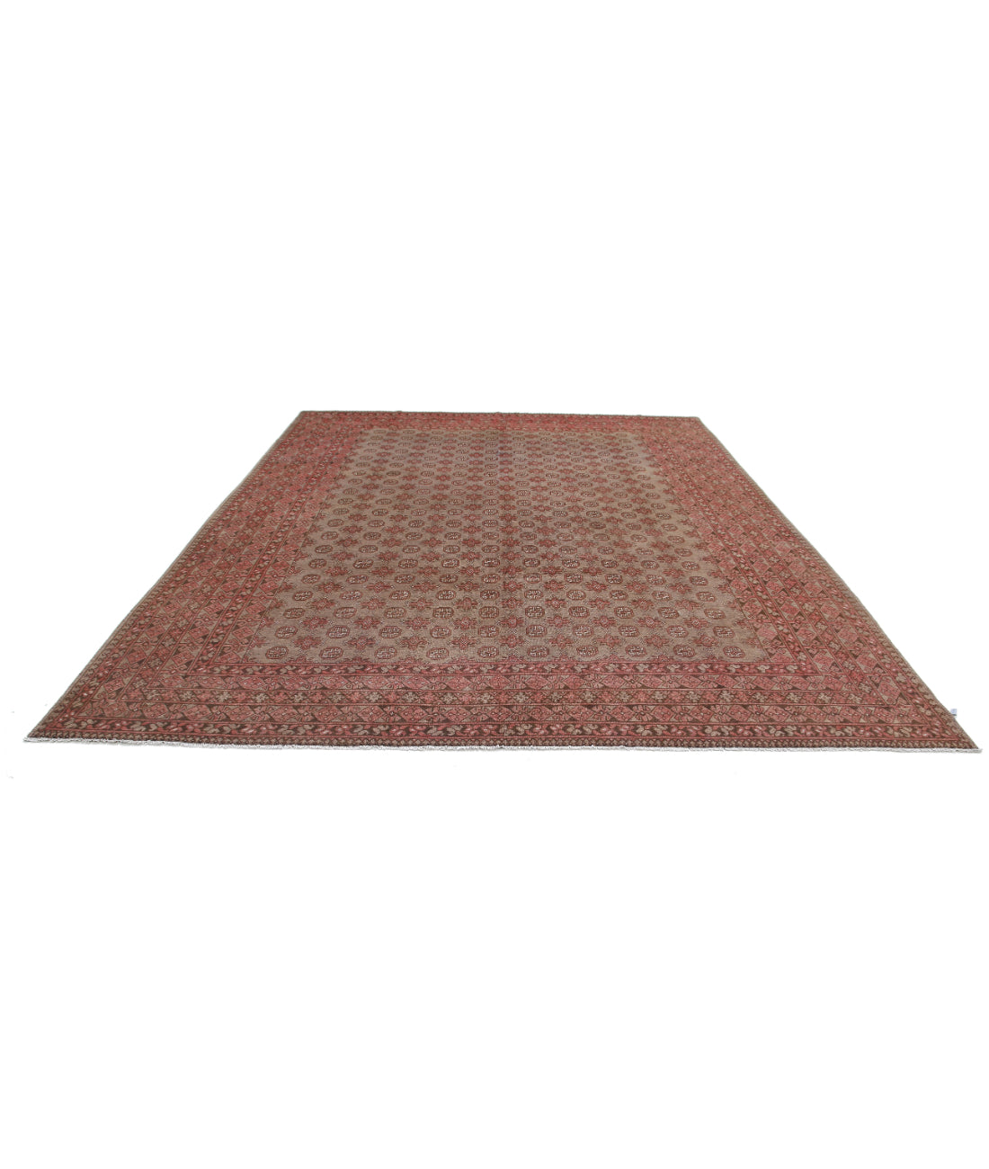 Revival 9'11'' X 12'3'' Hand-Knotted Wool Rug 9'11'' x 12'3'' (298 X 368) / Taupe / Grey