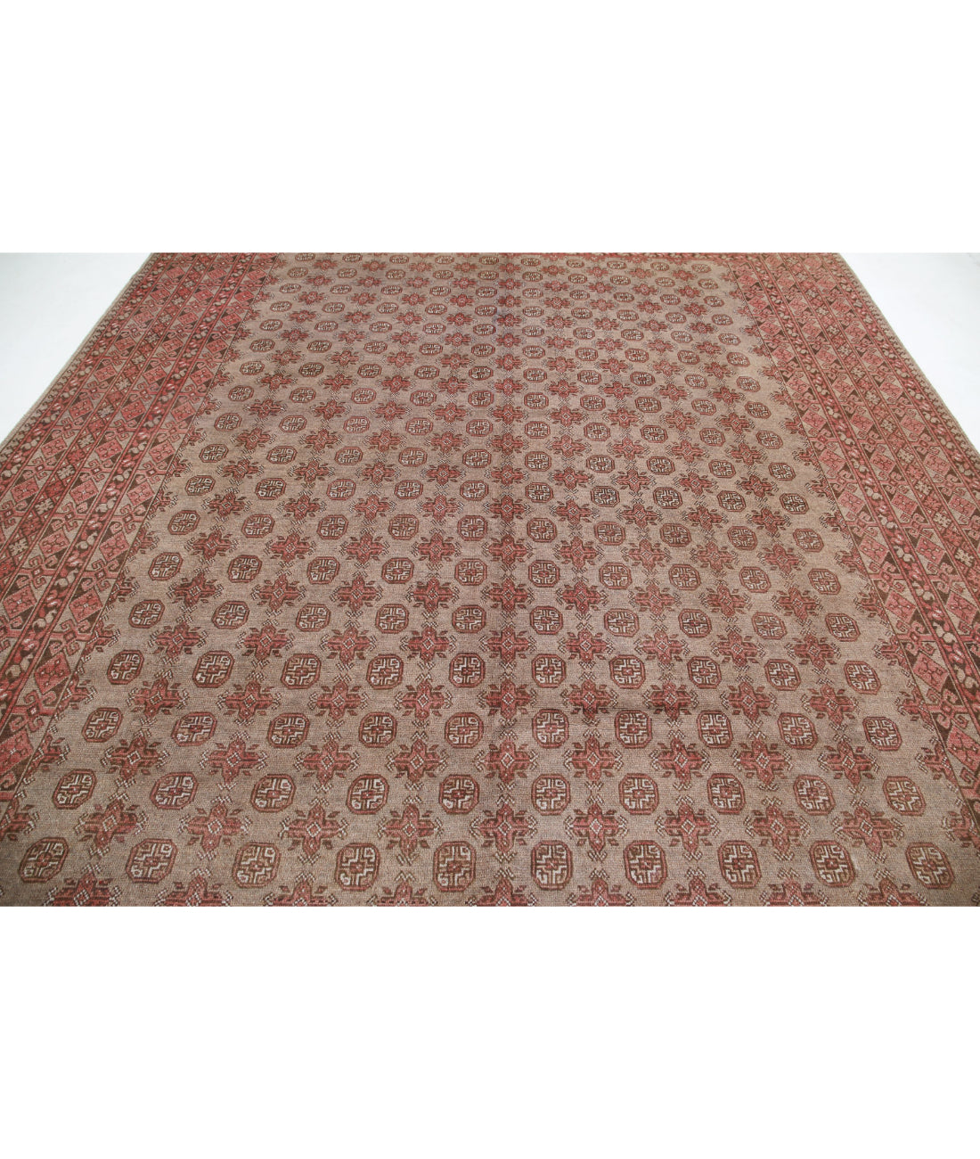 Revival 9'11'' X 12'3'' Hand-Knotted Wool Rug 9'11'' x 12'3'' (298 X 368) / Taupe / Grey