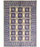 Revival 6'7'' X 9'3'' Hand-Knotted Wool Rug 6'7'' x 9'3'' (198 X 278) / Gold / Blue