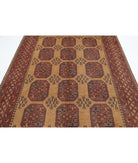 Revival 6'4'' X 9'3'' Hand-Knotted Wool Rug 6'4'' x 9'3'' (190 X 278) / Gold / Red