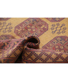 Revival 6'4'' X 9'3'' Hand-Knotted Wool Rug 6'4'' x 9'3'' (190 X 278) / Gold / Red