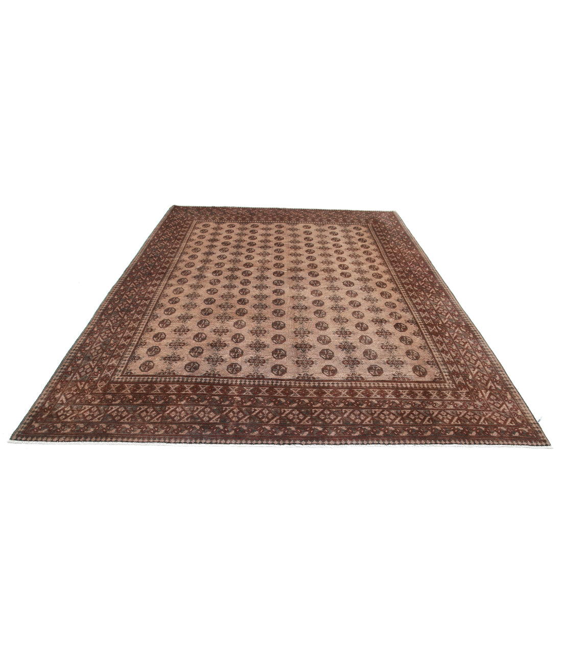 Revival 8'2'' X 10'7'' Hand-Knotted Wool Rug 8'2'' x 10'7'' (245 X 318) / Brown / Taupe