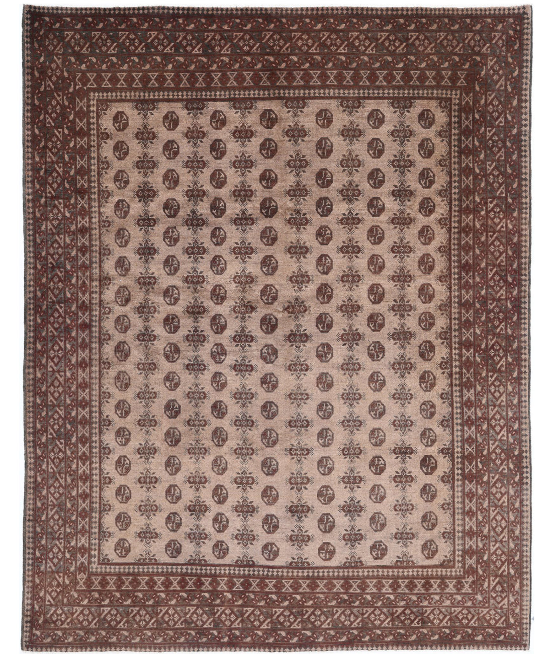 Revival 8'2'' X 10'7'' Hand-Knotted Wool Rug 8'2'' x 10'7'' (245 X 318) / Brown / Taupe