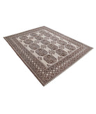 Revival 6'6'' X 8'1'' Hand-Knotted Wool Rug 6'6'' x 8'1'' (195 X 243) / Ivory / Grey