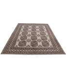 Revival 6'6'' X 8'1'' Hand-Knotted Wool Rug 6'6'' x 8'1'' (195 X 243) / Ivory / Grey