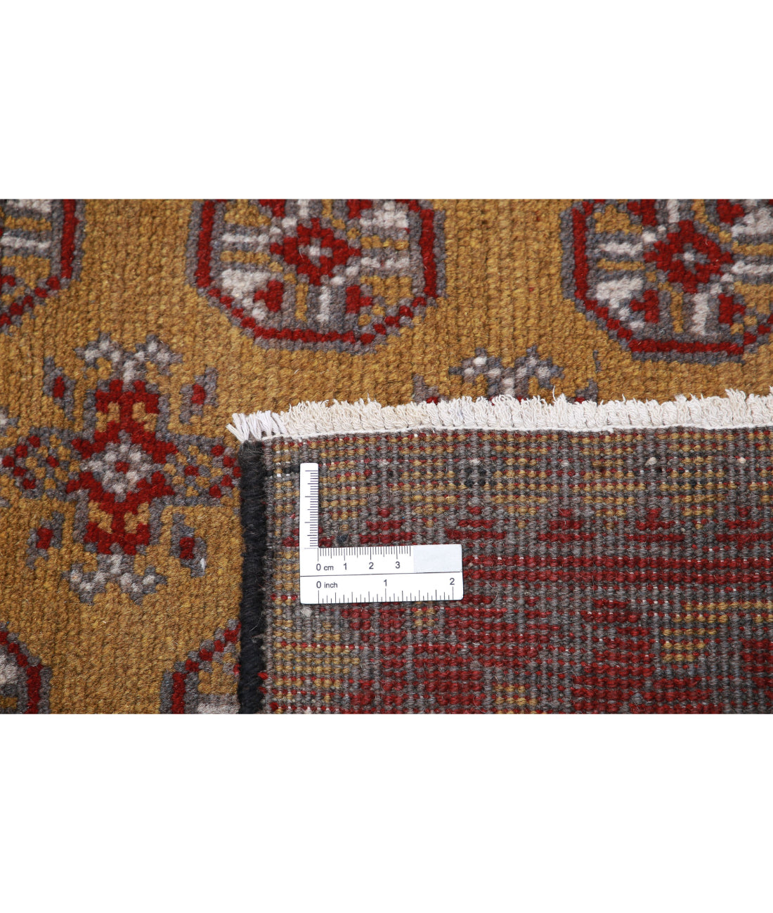 Revival 6'6'' X 9'3'' Hand-Knotted Wool Rug 6'6'' x 9'3'' (195 X 278) / Gold / Red