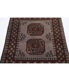 Revival 2'7'' X 3'10'' Hand-Knotted Wool Rug 2'7'' x 3'10'' (78 X 115) / Grey / Red