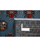 Revival 6'7'' X 9'8'' Hand-Knotted Wool Rug 6'7'' x 9'8'' (198 X 290) / Blue / Ivory