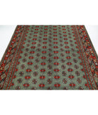 Revival 6'8'' X 9'5'' Hand-Knotted Wool Rug 6'8'' x 9'5'' (200 X 283) / Green / Black