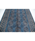 Revival 6'8'' X 9'5'' Hand-Knotted Wool Rug 6'8'' x 9'5'' (200 X 283) / Blue / Taupe