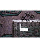 Revival 6'7'' X 9'7'' Hand-Knotted Wool Rug 6'7'' x 9'7'' (198 X 288) / Purple / Green