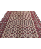 Revival 8'2'' X 10'9'' Hand-Knotted Wool Rug 8'2'' x 10'9'' (245 X 323) / Taupe / Red