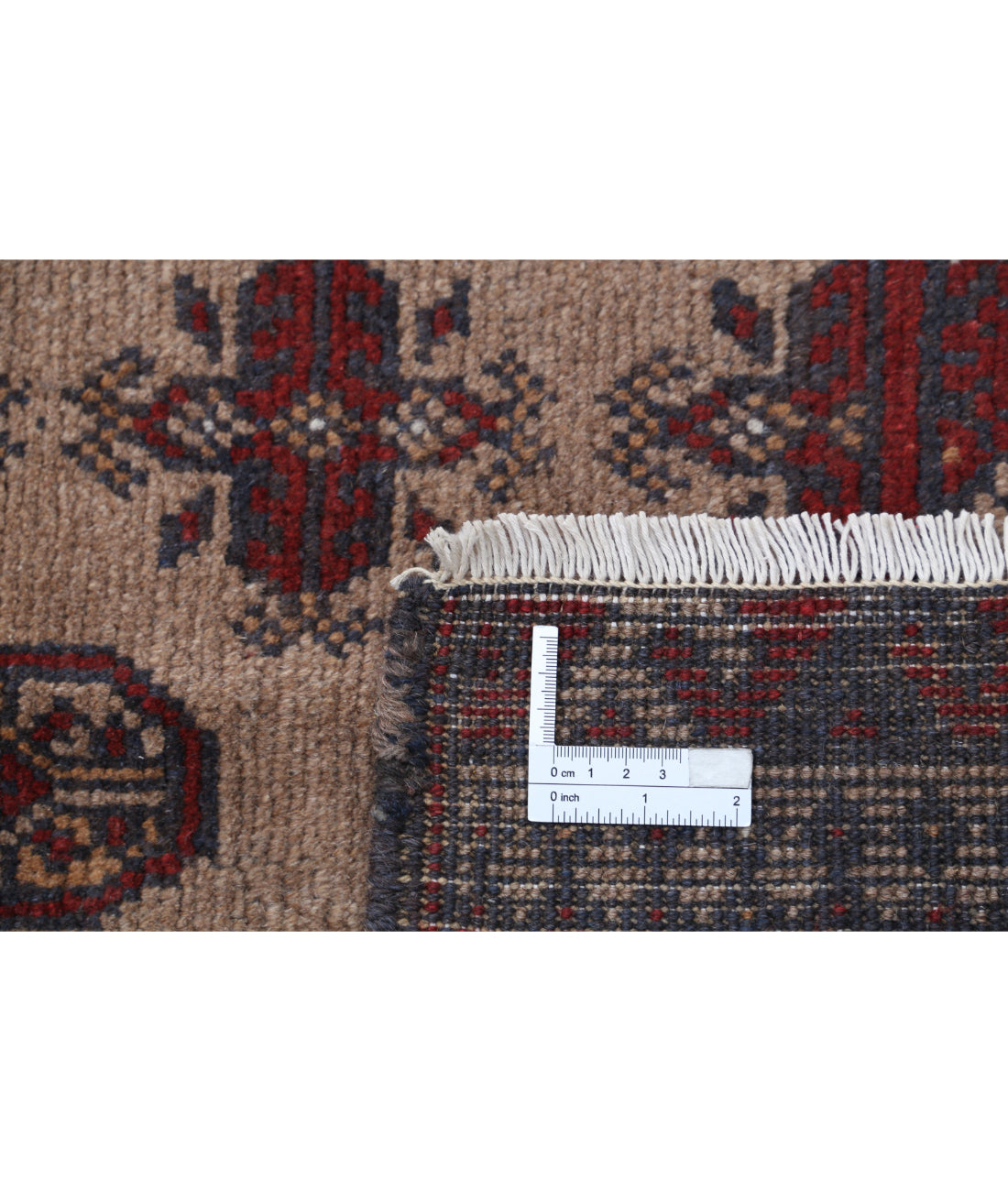 Revival 8'2'' X 10'9'' Hand-Knotted Wool Rug 8'2'' x 10'9'' (245 X 323) / Taupe / Red