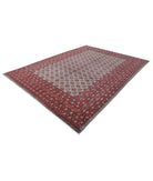 Revival 8'2'' X 10'11'' Hand-Knotted Wool Rug 8'2'' x 10'11'' (245 X 328) / Grey / Red