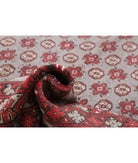 Revival 8'2'' X 10'11'' Hand-Knotted Wool Rug 8'2'' x 10'11'' (245 X 328) / Grey / Red