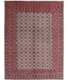 Revival 8'2'' X 10'11'' Hand-Knotted Wool Rug 8'2'' x 10'11'' (245 X 328) / Grey / Red