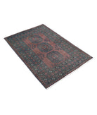 Revival 3'2'' X 4'9'' Hand-Knotted Wool Rug 3'2'' x 4'9'' (95 X 143) / Brown / Green