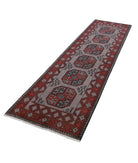 Revival 2'8'' X 12'6'' Hand-Knotted Wool Rug 2'8'' x 12'6'' (80 X 375) / Tan / Red