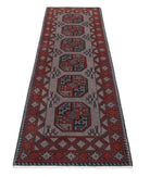 Revival 2'8'' X 12'6'' Hand-Knotted Wool Rug 2'8'' x 12'6'' (80 X 375) / Tan / Red