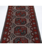 Revival 2'8'' X 12'6'' Hand-Knotted Wool Rug 2'8'' x 12'6'' (80 X 375) / Tan / Red