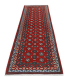 Revival 2'10'' X 9'8'' Hand-Knotted Wool Rug 2'10'' x 9'8'' (85 X 290) / Red / Green