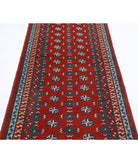 Revival 2'10'' X 9'8'' Hand-Knotted Wool Rug 2'10'' x 9'8'' (85 X 290) / Red / Green