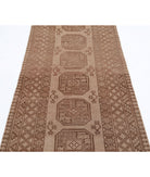 Revival 2'9'' X 8'10'' Hand-Knotted Wool Rug 2'9'' x 8'10'' (83 X 265) / Tan / Brown