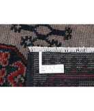 Revival 2'8'' X 9'3'' Hand-Knotted Wool Rug 2'8'' x 9'3'' (80 X 278) / Grey / Red