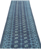 Revival 2'9'' X 12'9'' Hand-Knotted Wool Rug 2'9'' x 12'9'' (83 X 383) / Blue / Green