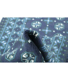 Revival 2'9'' X 12'9'' Hand-Knotted Wool Rug 2'9'' x 12'9'' (83 X 383) / Blue / Green