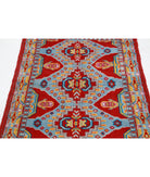 Revival 2'10'' X 3'10'' Hand-Knotted Wool Rug 2'10'' x 3'10'' (85 X 115) / Red / Blue