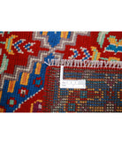 Revival 2'8'' X 3'10'' Hand-Knotted Wool Rug 2'8'' x 3'10'' (80 X 115) / Red / Blue