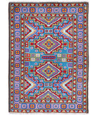 Revival 2'9'' X 4'0'' Hand-Knotted Wool Rug 2'9'' x 4'0'' (83 X 120) / Teal / Blue