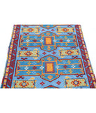 Revival 2'8'' X 3'10'' Hand-Knotted Wool Rug 2'8'' x 3'10'' (80 X 115) / Teal / Red