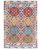 Revival 2'7'' X 3'10'' Hand-Knotted Wool Rug 2'7'' x 3'10'' (78 X 115) / Ivory / Multi