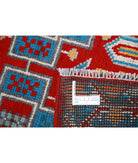 Revival 2'8'' X 3'11'' Hand-Knotted Wool Rug 2'8'' x 3'11'' (80 X 118) / Red / Blue