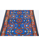 Revival 2'8'' X 4'1'' Hand-Knotted Wool Rug 2'8'' x 4'1'' (80 X 123) / Blue / Red