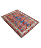 Revival 3'5'' X 5'0'' Hand-Knotted Wool Rug 3'5'' x 5'0'' (103 X 150) / Multi / Red