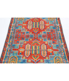 Revival 3'4'' X 4'10'' Hand-Knotted Wool Rug 3'4'' x 4'10'' (100 X 145) / Rust / Blue