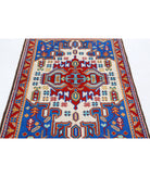 Revival 3'3'' X 4'8'' Hand-Knotted Wool Rug 3'3'' x 4'8'' (98 X 140) / Ivory / Red