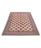 Revival 4'10'' X 6'9'' Hand-Knotted Wool Rug 4'10'' x 6'9'' (145 X 203) / Ivory / Blue