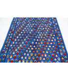 Revival 5'7'' X 7'7'' Hand-Knotted Wool Rug 5'7'' x 7'7'' (168 X 228) / Blue / Red