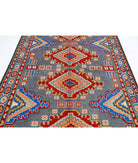 Revival 5'8'' X 7'10'' Hand-Knotted Wool Rug 5'8'' x 7'10'' (170 X 235) / Grey / Blue