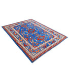 Revival 5'10'' X 7'7'' Hand-Knotted Wool Rug 5'10'' x 7'7'' (175 X 228) / Blue / Red