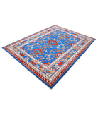 Revival 5'10'' X 7'7'' Hand-Knotted Wool Rug 5'10'' x 7'7'' (175 X 228) / Blue / Red